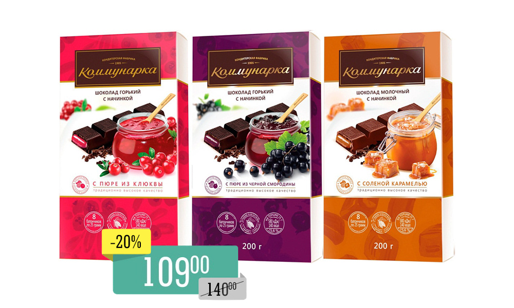 шоколад Коммунарка 200гр